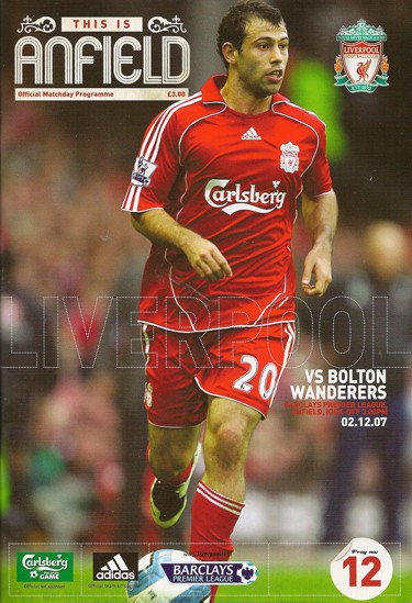 Liverpool FC v Bolton Wanderers FC